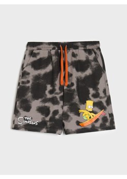 Sinsay - Szorty tie-dye The Simpsons - szary ze sklepu Sinsay w kategorii Spodenki chłopięce - zdjęcie 184276657