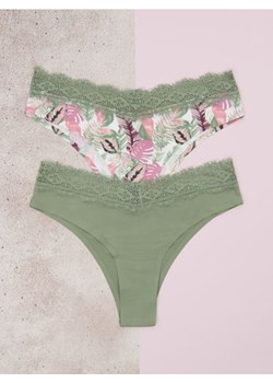 Sinsay - Brazyliany 2 pack - wielobarwny ze sklepu Sinsay w kategorii Majtki damskie - zdjęcie 184276836