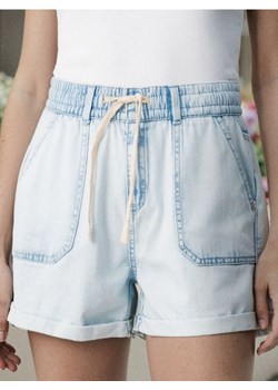 Sinsay - Szorty jeansowe paperbag high waist - niebieski - id: 725DB-05J - marki Sinsay - 184276946 Sinsay - Szorty jeansowe paperbag high waist - niebieski ze sklepu Sinsay w kategorii Szorty - zdjęcie 184276946