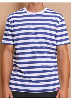 Sinsay - Koszulka w marynistyczne paski - biały ze sklepu Sinsay w kategorii T-shirty męskie - zdjęcie 184276977