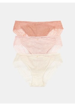 Sinsay - Figi z koronką 3 pack - wielobarwny ze sklepu Sinsay w kategorii Majtki damskie - zdjęcie 184277106