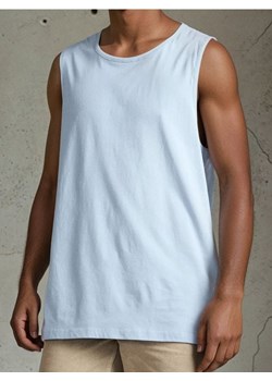 Sinsay - Tank top w stylu basic - błękitny ze sklepu Sinsay w kategorii T-shirty męskie - zdjęcie 184277116