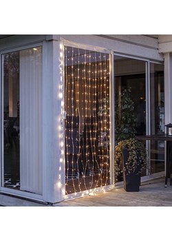 STAR Trading Zasłona świetlna LED &quot;Sherrie&quot; w kolorze ciepłej bieli - 200 x 100 cm ze sklepu Limango Polska w kategorii Oświetlenie led - zdjęcie 184278295