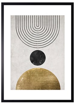 Ars Longa Druk artystyczny &quot;Ball Gold&quot; w ramce - 70 x 50 cm ze sklepu Limango Polska w kategorii Obrazy - zdjęcie 184278435