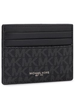 MICHAEL Michael Kors Etui na karty kredytowe Greyson 39F9LGYD2B Czarny ze sklepu MODIVO w kategorii Etui - zdjęcie 184278888