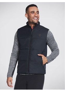 Skechers Bezrękawnik Goshield Vest JA21 Czarny Regular Fit ze sklepu MODIVO w kategorii Kamizelki męskie - zdjęcie 184278898