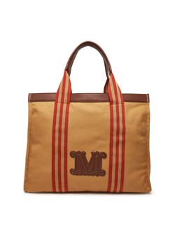 Weekend Max Mara Torebka 2516511019650 Brązowy - id: 8033781549033 - marki Max Mara - 184278899 Weekend Max Mara Torebka 2516511019650 Brązowy ze sklepu MODIVO w kategorii Torby Shopper bag - zdjęcie 184278899