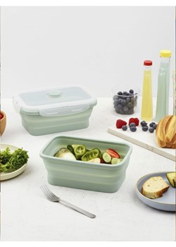 Sinsay - Składany lunch box - zielony ze sklepu Sinsay w kategorii Pojemniki kuchenne - zdjęcie 184279756