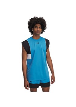 Męski top do koszykówki Under Armour UA Zone Pro Tank - niebieski ze sklepu Sportstylestory.com w kategorii T-shirty męskie - zdjęcie 184280196