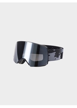 Chłopięce gogle narciarskie 4F 4FJWAW24AGOGM041 - szare ze sklepu Sportstylestory.com w kategorii Okulary przeciwsłoneczne męskie - zdjęcie 184280338
