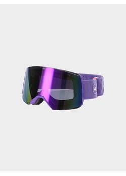 Dziewczęce gogle narciarskie 4F 4FJWAW24AGOGF040 - fioletowe ze sklepu Sportstylestory.com w kategorii Okulary przeciwsłoneczne męskie - zdjęcie 184280345