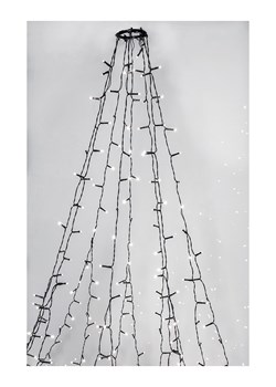 STAR Trading Łańcuch świetlny LED &quot;Crispy Ice White&quot; w kolorze zielonym - 200 cm ze sklepu Limango Polska w kategorii Oświetlenie led - zdjęcie 184280938
