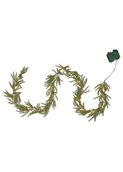 STAR Trading Girlanda LED &quot;Thuja&quot; w kolorze zielonym - dł. 180 cm ze sklepu Limango Polska w kategorii Dekoracje bożonarodzeniowe - zdjęcie 184280948
