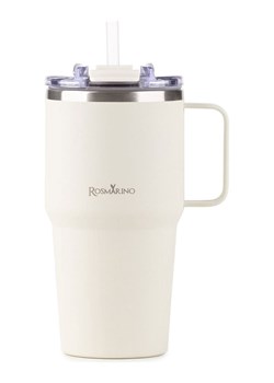 ROSMARINO Kubek termiczny &quot;MegaCup&quot; w kolorze kremowym - 600 ml ze sklepu Limango Polska w kategorii Kubki termiczne - zdjęcie 184281107