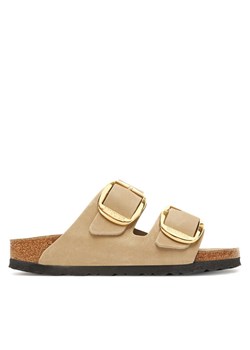 Birkenstock Klapki Arizona Big Buckle Hex 1030395 Brązowy ze sklepu MODIVO w kategorii Klapki damskie - zdjęcie 184282678