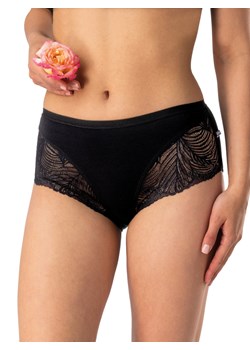 ELEGANCKIE MIDI BIKINI  Z KORONKĄ 2szt. - czarne - S czarny ze sklepu PH KEY Sp. z o.o.  w kategorii Majtki damskie - zdjęcie 184283767