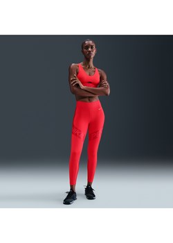Damskie legginsy 7/8 z wysokim stanem Nike Pro Sculpt - Czerwony ze sklepu Nike poland w kategorii Spodnie damskie - zdjęcie 184284198