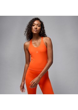 Damska koszulka bez rękawów Dri-FIT Jordan Sport - Pomarańczowy ze sklepu Nike poland w kategorii Bluzki damskie - zdjęcie 184284307