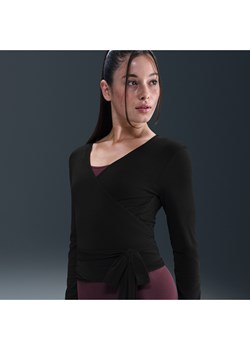 Koszulka damska Dri-FIT Nike One Relaxed - Czerń ze sklepu Nike poland w kategorii Bluzki damskie - zdjęcie 184284325