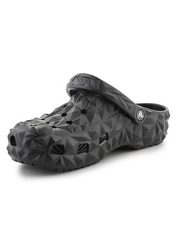 Klapki Crocs Classic Geometric Clog 209563-001 czarne ze sklepu ButyModne.pl w kategorii Klapki męskie - zdjęcie 184285048