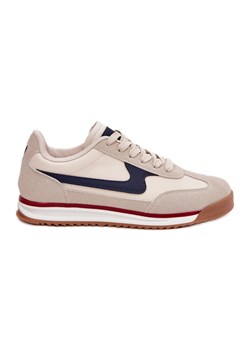 EVento Buty Sportowe Sneakersy Damskie Beżowe beżowy ze sklepu ButyModne.pl w kategorii Buty sportowe damskie - zdjęcie 184285265