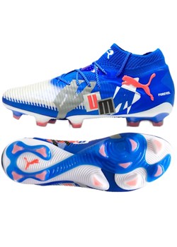 Buty piłkarskie Puma Future 8 Ultimate Forever Fg 108420-01 niebieskie ze sklepu ButyModne.pl w kategorii Buty sportowe męskie - zdjęcie 184285288