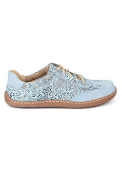 Olivier Buty Barefoot damskie skórzane minimalistyczne 1287 błękitne niebieskie ze sklepu ButyModne.pl w kategorii Półbuty damskie - zdjęcie 184285326