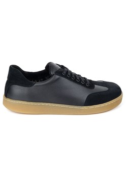 WASAK Buty męskie barefoot minimalistyczne skórzane 0248W czarne ze sklepu ButyModne.pl w kategorii Półbuty męskie - zdjęcie 184285327