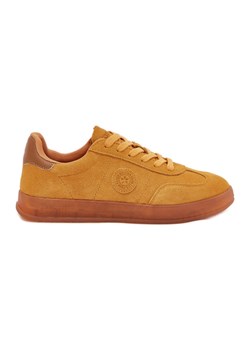 Zamszowe Sneakersy Damskie Big Star RR274846 HI-POLY System Żółte - id: 228367 - marki BIG STAR - 184285336 Zamszowe Sneakersy Damskie Big Star RR274846 HI-POLY System Żółte ze sklepu ButyModne.pl w kategorii Buty sportowe damskie - zdjęcie 184285336