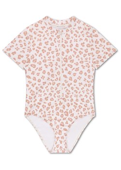 Swim Essentials Strój kąpielowy &quot;Leopard&quot; w kolorze biało-jasnoróżowym ze sklepu Limango Polska w kategorii Stroje kąpielowe - zdjęcie 184287047