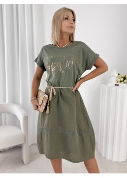 sukienka santorinia khaki one size ze sklepu UBRA w kategorii Sukienki - zdjęcie 184287105