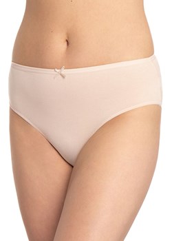 3-pack figi damskie bawełniane plus size L-122BI-61EX, Kolor granatowo-beżowo-czarny, Rozmiar 2XL, LAMA ze sklepu Intymna w kategorii Majtki damskie - zdjęcie 184287425