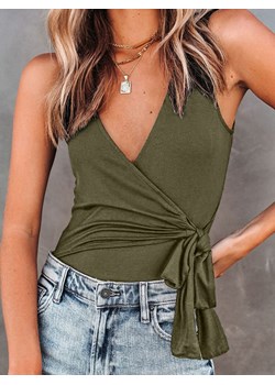 LA Angels Top w kolorze khaki ze sklepu Limango Polska w kategorii Bluzki damskie - zdjęcie 184287776