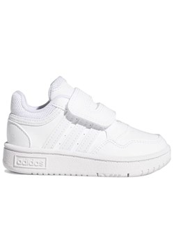 Buty dziecięce adidas Hoops 3.0 CF I GW0442 - białe ze sklepu streetstyle24.pl w kategorii Buty sportowe dziecięce - zdjęcie 184287865