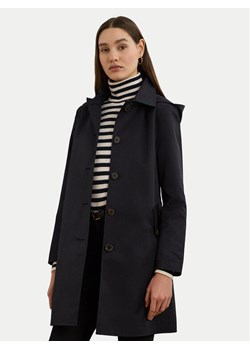 LAUREN RALPH LAUREN Płaszcz przejściowy 297967121005 Granatowy Straight Fit ze sklepu MODIVO w kategorii Płaszcze damskie - zdjęcie 184287878