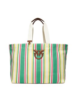 PINKO Torebka Shopping Bag Extra PE 25 PLTT 104754 A2G5 Zielony ze sklepu MODIVO w kategorii Torby Shopper bag - zdjęcie 184287939