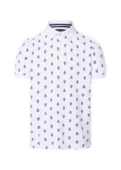 Andrew James Męska koszulka polo Mężczyźni Bawełna biały nadruk ze sklepu vangraaf w kategorii T-shirty męskie - zdjęcie 184288559