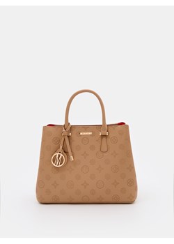 Mohito - Brązowa torebka city bag - beżowy ze sklepu Mohito w kategorii Kuferki - zdjęcie 184289005