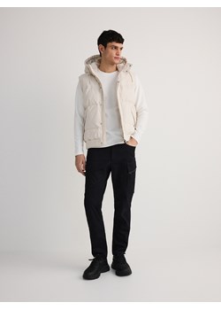Reserved - Spodnie cargo slim fit - czarny ze sklepu Reserved w kategorii Spodnie męskie - zdjęcie 184289545