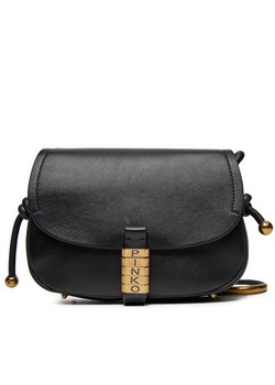Torebka PINKO Saddle Mini AI 24-25 PLTT 103831 A1ZX Czarny ze sklepu eobuwie.pl w kategorii Listonoszki - zdjęcie 184290437