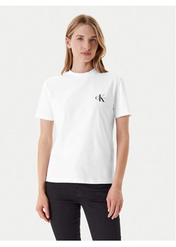 Calvin Klein Jeans Komplet 2 t-shirtów LV047C905G Biały Regular Fit ze sklepu MODIVO w kategorii Bluzki damskie - zdjęcie 184290545