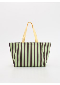 Reserved - Płócienna torebka shopper - wielobarwny ze sklepu Reserved w kategorii Torebki damskie - zdjęcie 184292155