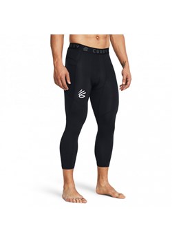 Męskie legginsy treningowe 3/4 Under Armour Curry Brand - czarne ze sklepu Sportstylestory.com w kategorii Spodnie męskie - zdjęcie 184293749