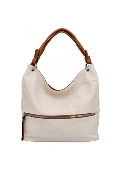 Uniwersalna Torebka Damska XL firmy Hernan HB0386 Beżowa/Ruda ze sklepu PaniTorbalska w kategorii Torby Shopper bag - zdjęcie 184293909