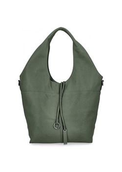 Torebka Damska Shopper Bag firmy Hernan HB0325 Jasno Zielona ze sklepu PaniTorbalska w kategorii Torby Shopper bag - zdjęcie 184294018
