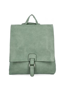 Stylowy Plecak Damski Vintage XL firmy Hernan HB0349 Jasno Zielony ze sklepu PaniTorbalska w kategorii Plecaki - zdjęcie 184294086