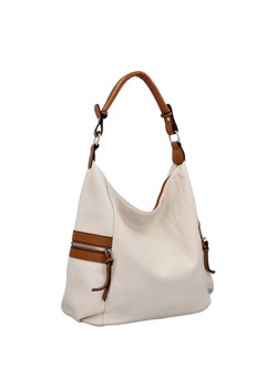 Uniwersalna Torebka Damska firmy Hernan HB0377 Beżowa/Ruda ze sklepu PaniTorbalska w kategorii Torby Shopper bag - zdjęcie 184294236