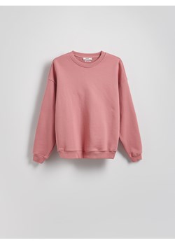Reserved - Bawełniana bluza - brudny róż ze sklepu Reserved w kategorii Bluzy damskie - zdjęcie 184295009