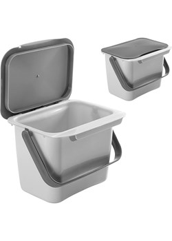 metaltex Kosz &quot;Bin Tex&quot; w kolorze szarym na śmieci - 25 x 19 x 20 cm ze sklepu Limango Polska w kategorii Kosze na śmieci - zdjęcie 184295135