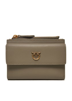 Duży Portfel Damski Pinko Compact Wallet . 103612 A0F1 Szary ze sklepu eobuwie.pl w kategorii Portfele damskie - zdjęcie 184295669